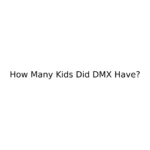 How Many Kids Did DMX Have?